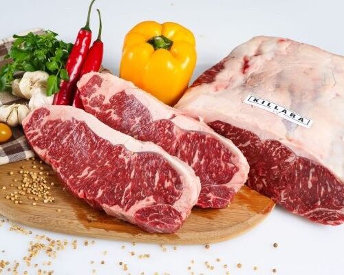 Alternative view of Wagyu Australia Striploin MB3