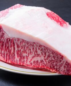 Alternative view of Wagyu Ohmi Striploin A5