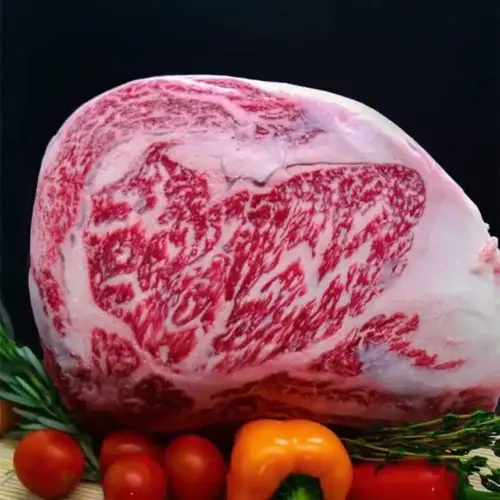 Alternative view of Wagyu Kagoshima Ribeye A5
