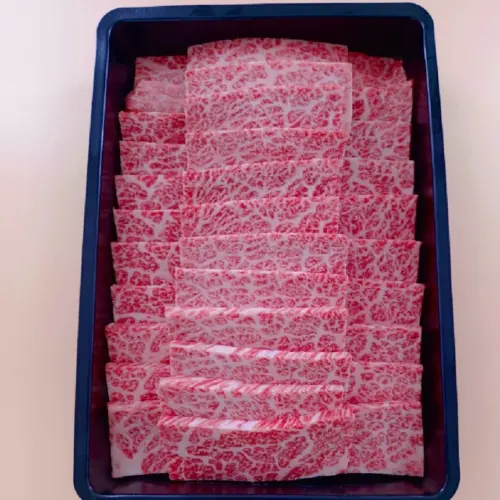 Alternative view of Wagyu OHMI Chuck Roll A5