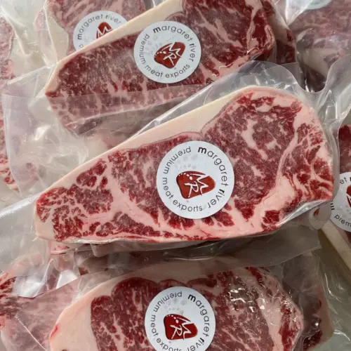 Alternative view of Tajima Wagyu Australia Striploin MB4-5