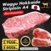 Wagyu Hokkaido Striploin A4 สมดุลที่สมบูรณ์แบบ ไขมันหอม รสเนื้อชัด ไม่เลี่ยน