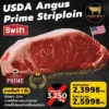 USDA Angus prime Striploin swift
