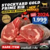 Stockyard Gold Prime Rib Grain-Fed 200 Day