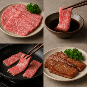 วิธีปรุงเนื้อวากิว