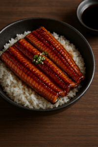 ปลาไหลญี่ปุ่นย่างซอส