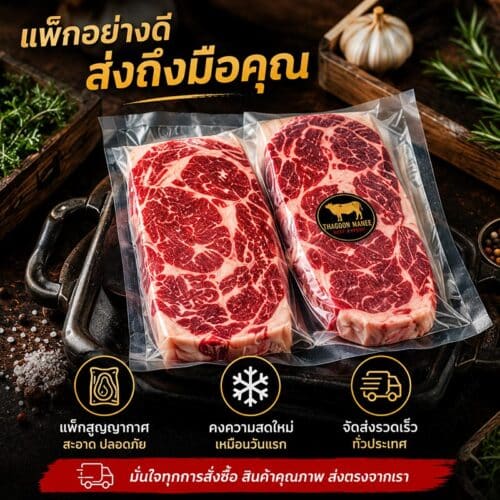ราคาส่ง เนื้อ U.S.D.A. Angus Prime Ribeye คุณภาพพรีเมียม