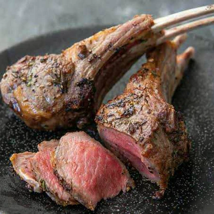 ซี่โครงแกะ Gundagai Lamb Rack MB-5 (Cap off) ออสเตรเลีย เนื้อนุ่ม ไร้กลิ่นสาบ