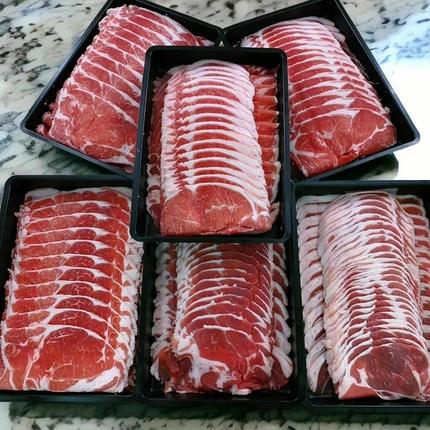 เนื้อแกะชาบู เนื้อแกะยากินิกุ - Lamb Shoulder นำเข้าจากออสเตรเลีย แพ็ค 500g