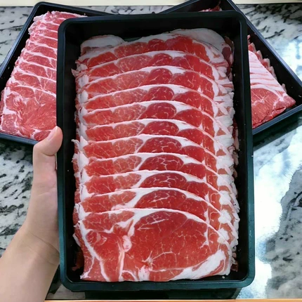 เนื้อแกะชาบู เนื้อแกะยากินิกุ - Lamb Shoulder นำเข้าจากออสเตรเลีย แพ็ค 500g