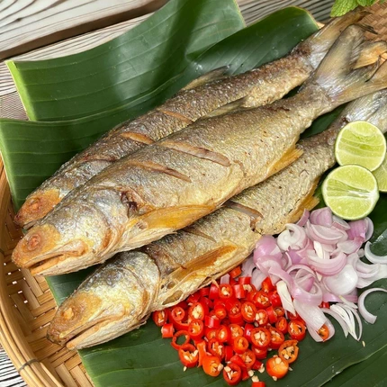 ปลากุเลาตากใบ เนื้อชุ่มฉ่ำ ไม่เค็มจี๊ด ไร้สารกันเสีย (Size 4-6 ตัว/Kg.)
