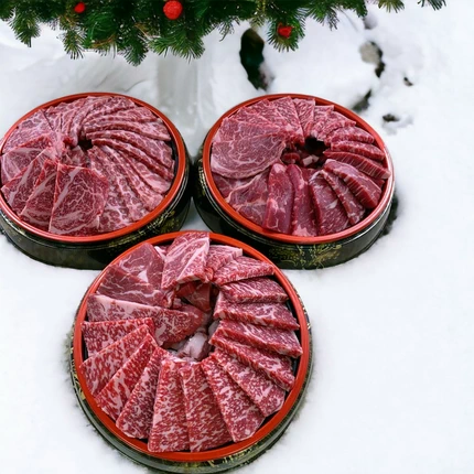เนื้อทาจิมะวากิว (Tajima Wagyu) สันนอก + ริบอาย MB6-7 หั่นยากินิกุ (500g)