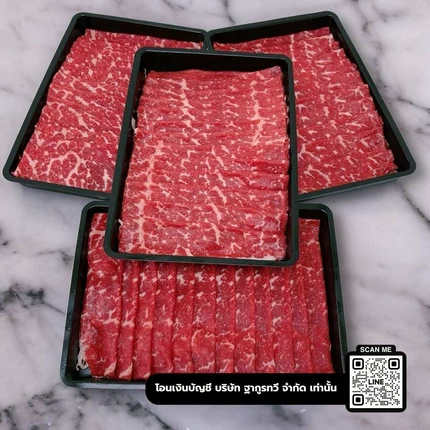 เนื้อวากิวออสเตรเลีย Outside Flat MB8-9 สไลซ์สำหรับชาบูและยากินิกุ (500g) - Jack's Creek