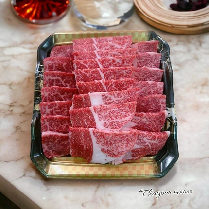 Wagyu Kumamoto Chuck Roll A3 เนื้อสันคอวากิวญี่ปุ่น สำหรับปิ้งย่าง (300 กรัม)