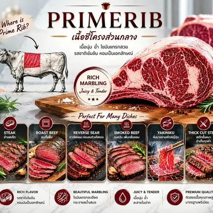 เนื้อวากิวนิวซีแลนด์ Prime Rib MB5-6 จาก Southern Stations Wagyu - Image 5