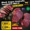 Black Angus Australia Tenderloin Mb2-3 เนื้อสันในสุดพรีเมียม