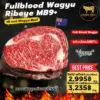 วากิวออสเตรเลีย (Fullblood Wagyu Ribeye) เกรด MB9+ วากิวเลือด 100% สุดยอดวัตถุดิบพรีเมียม