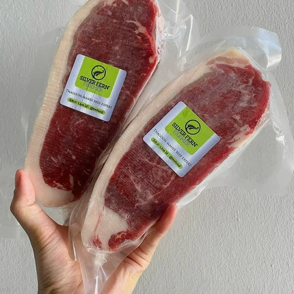 เนื้อสันนอก แบล็คแองกัส นิวซีแลนด์ มาตรฐาน Grass-Fed เกรด Prime Steer