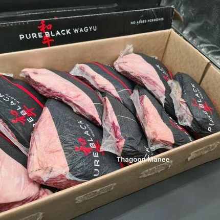 เนื้อวากิวออสเตรเลีย PURE BLACK WAGYU - Rumpcap Picanha (พิคานย่า) ระดับ MB6-7 - Image 3