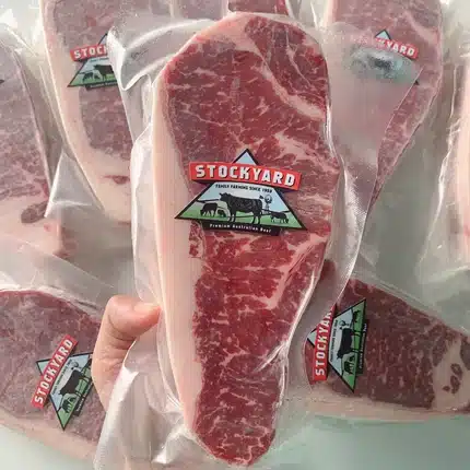 Stockyard Gold 200 Days Grain-Fed Striploin เนื้อสตรีปลอยน์ ออสเตรเลีย