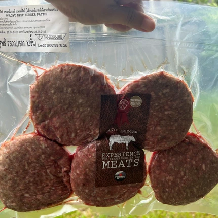 Australian Wagyu burger เนื้อเบอร์เกอร์ออสเตรเลียวากิว