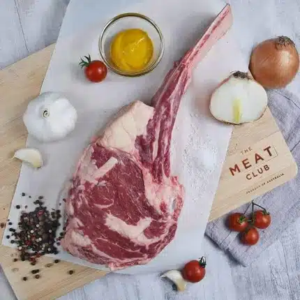 Tomahawk Steak Grain-Fed MB3-4 เนื้อโทมาฮอว์กพรีเมียม