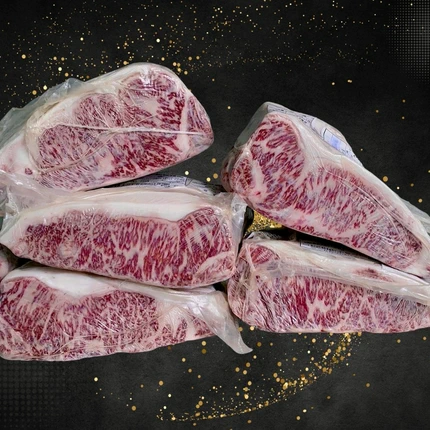 เนื้อวากิว Tottori Striploin A5 (สันนอก) ราคาส่งแบบยกก้อน