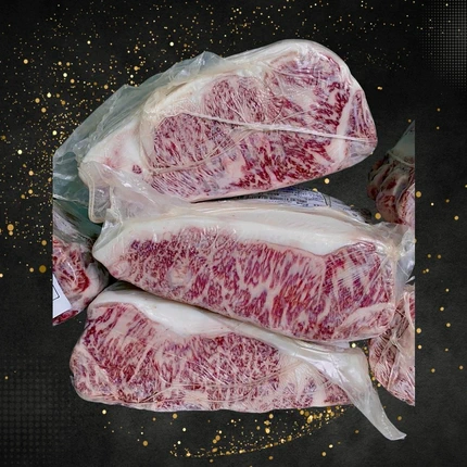 เนื้อวากิว Tottori Striploin A5 (สันนอก) ราคาส่งแบบยกก้อน
